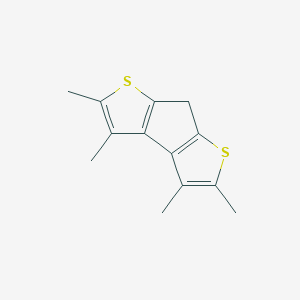 molecular formula C13H14S2 B428838 2,3,4,5-tetramethyl-7H-thieno[3',2':3,4]cyclopenta[1,2-b]thiophene 