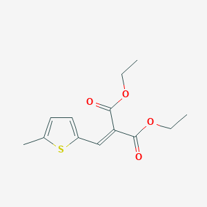 molecular formula C13H16O4S B428840 Diethyl 2-[(5-methyl-2-thienyl)methylene]malonate 