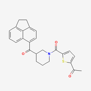 1-(5-{[3-(1,2-dihydro-5-acenaphthylenylcarbonyl)-1-piperidinyl]carbonyl}-2-thienyl)ethanone