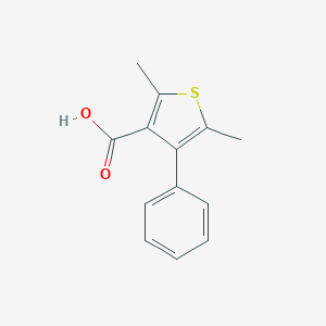 molecular formula C13H12O2S B428848 2,5-Dimethyl-4-phenyl-3-thiophenecarboxylic acid 