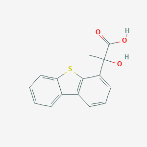 molecular formula C15H12O3S B428862 2-Dibenzo[b,d]thien-4-yl-2-hydroxypropanoic acid 