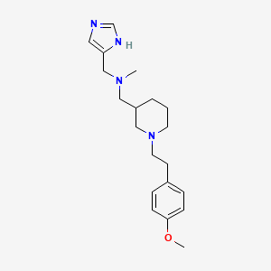 (1H-imidazol-4-ylmethyl)({1-[2-(4-methoxyphenyl)ethyl]-3-piperidinyl}methyl)methylamine