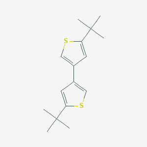 molecular formula C16H22S2 B428868 4,4'-Bis[2-tert-butylthiophene] 