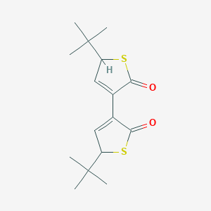 molecular formula C16H22O2S2 B428870 3,3'-bis[5-tert-butyl-2(5H)-thiophenone] 