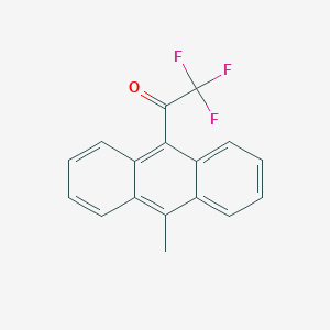 molecular formula C17H11F3O B428873 9-Methyl-10-(trifluoroacetyl)anthracene 