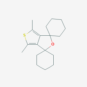 molecular formula C18H26OS B428891 4',6'-dimethyl-dispiro(cyclohexane-1,1'-[1'H,3'H]-thieno[3,4-c]furan-3,1'-cyclohexane) 