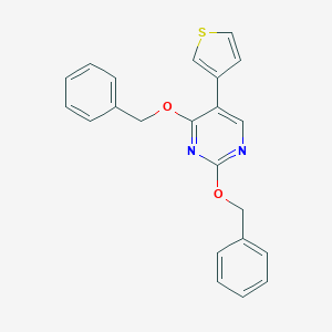 2,4-Bis(benzyloxy)-5-(3-thienyl)pyrimidine