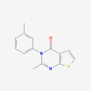 2-methyl-3-(3-methylphenyl)thieno[2,3-d]pyrimidin-4(3H)-one