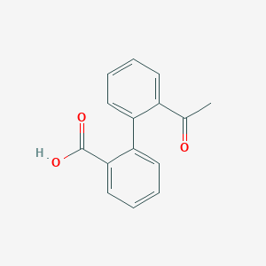 molecular formula C15H12O3 B428904 2'-Acetyl[1,1'-biphenyl]-2-carboxylic acid 