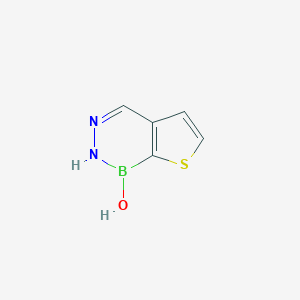 molecular formula C5H5BN2OS B428907 1-hydroxy-2H-thieno[2,3-d]diazaborinine CAS No. 17303-84-3