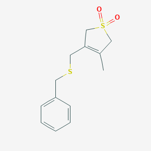 3-[(Benzylsulfanyl)methyl]-4-methyl-2,5-dihydrothiophene 1,1-dioxide
