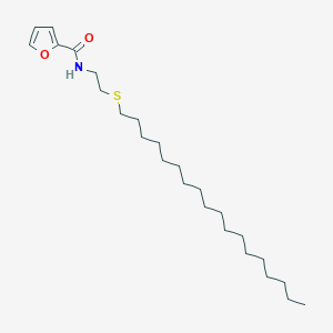 molecular formula C25H45NO2S B4289150 N-[2-(octadecylthio)ethyl]-2-furamide 