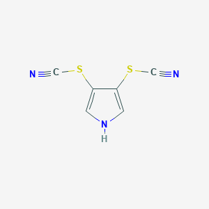 4-(cyanosulfanyl)-1H-pyrrol-3-yl thiocyanate