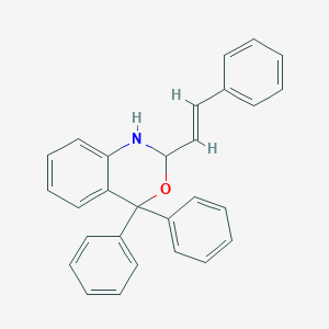 4,4-diphenyl-2-(2-phenylvinyl)-1,4-dihydro-2H-3,1-benzoxazine
