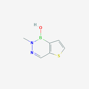 molecular formula C6H7BN2OS B428932 2-methylthieno[3,2-d][1,2,3]diazaborinin-1(2H)-ol 