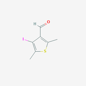 molecular formula C7H7IOS B428945 4-Iodo-2,5-dimethylthiophene-3-carbaldehyde CAS No. 30187-32-7