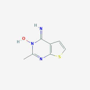 molecular formula C7H7N3OS B428947 2-Methylthieno[2,3-d]pyrimidin-4-amine 3-oxide 