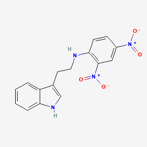 molecular formula C16H14N4O4 B4289483 (2,4-dinitrophenyl)[2-(1H-indol-3-yl)ethyl]amine 
