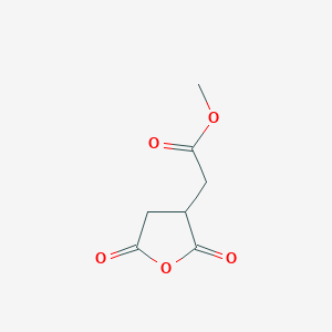 molecular formula C7H8O5 B428950 Methyl 2-(2,5-dioxooxolan-3-yl)acetate CAS No. 88067-07-6