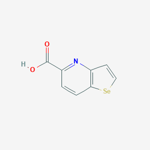 molecular formula C8H5NO2Se B428953 Selenopheno[3,2-b]pyridine-5-carboxylic acid 