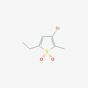 molecular formula C7H9BrO2S B428956 3-溴-5-乙基-2-甲基噻吩 1,1-二氧化物 CAS No. 83173-99-3