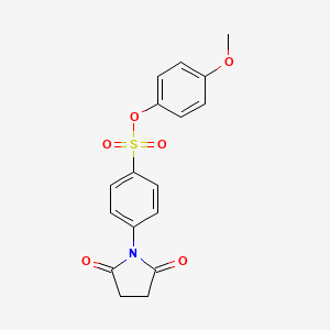 4-methoxyphenyl 4-(2,5-dioxopyrrolidin-1-yl)benzenesulfonate