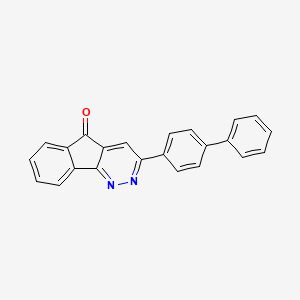 molecular formula C23H14N2O B4289590 3-biphenyl-4-yl-5H-indeno[1,2-c]pyridazin-5-one 