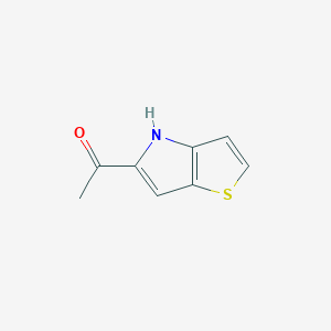 molecular formula C8H7NOS B428971 1-(4H-thieno[3,2-b]pyrrol-5-yl)ethanone CAS No. 60664-20-2