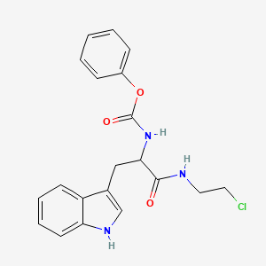N-(2-chloroethyl)-N-(phenoxycarbonyl)tryptophanamide