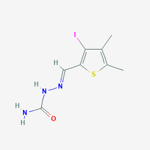 3-Iodo-4,5-dimethylthiophene-2-carbaldehyde semicarbazone