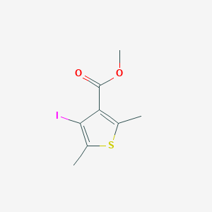 molecular formula C8H9IO2S B428984 Methyl 4-iodo-2,5-dimethylthiophene-3-carboxylate 