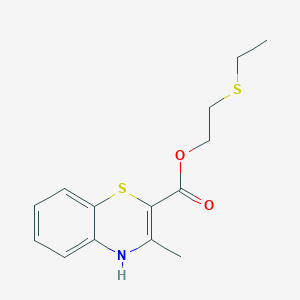 2-(ethylsulfanyl)ethyl 3-methyl-4H-1,4-benzothiazine-2-carboxylate