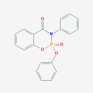 2-phenoxy-3-phenyl-2,3-dihydro-4H-1,3,2-benzoxazaphosphinin-4-one 2-oxide