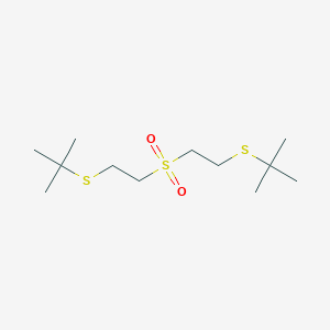 2-({2-[2-(TERT-BUTYLSULFANYL)ETHANESULFONYL]ETHYL}SULFANYL)-2-METHYLPROPANE