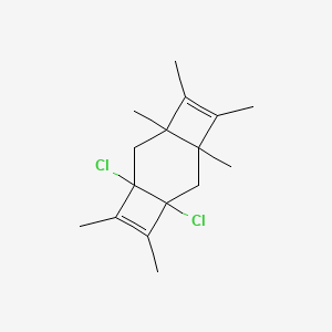 1,8-dichloro-3,4,5,6,9,10-hexamethyltricyclo[6.2.0.0~3,6~]deca-4,9-diene