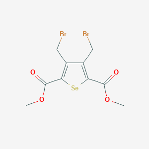 molecular formula C10H10Br2O4Se B429005 Dimethyl 3,4-bis(bromomethyl)selenophene-2,5-dicarboxylate 