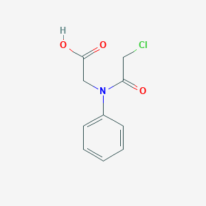 [(Chloroacetyl)anilino]acetic acid