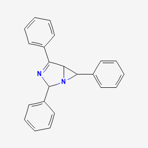 molecular formula C22H18N2 B4290127 2,4,6-三苯基-1,3-二氮杂双环[3.1.0]己-3-烯 