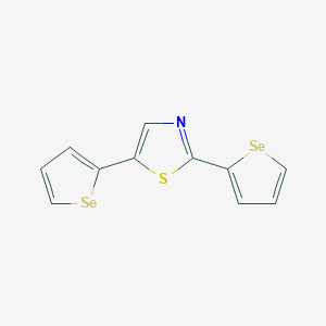 molecular formula C11H7NSSe2 B429017 2,5-Diselenophen-2-yl-1,3-thiazole 