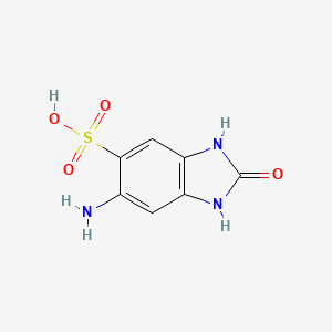 molecular formula C7H7N3O4S B4290184 6-amino-2-oxo-2,3-dihydro-1H-benzimidazole-5-sulfonic acid 