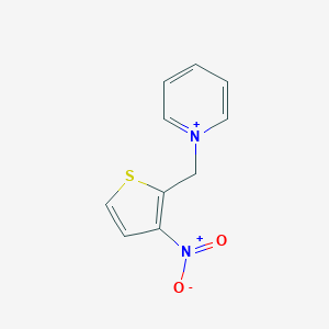 molecular formula C10H9N2O2S+ B429020 1-[(3-Nitro-2-thienyl)methyl]pyridinium 