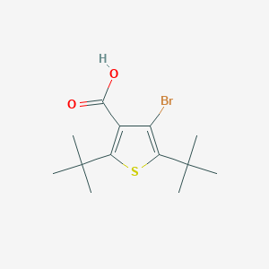 molecular formula C13H19BrO2S B429021 4-Bromo-2,5-ditert-butylthiophene-3-carboxylic acid 
