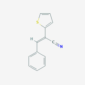 molecular formula C13H9NS B429022 3-Phenyl-2-thien-2-ylacrylonitrile 