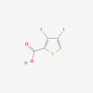 molecular formula C5H2I2O2S B429030 3,4-Diiodothiophene-2-carboxylic acid 
