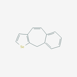 molecular formula C13H10Se B429036 10H-benzo[5,6]cyclohepta[1,2-b]selenophene 