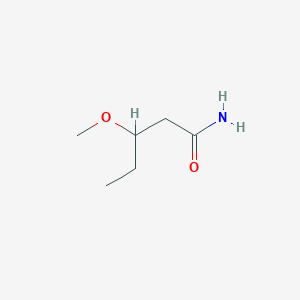 molecular formula C6H13NO2 B429038 3-Methoxypentanamide 