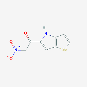 molecular formula C8H6N2O3Se B429041 2-nitro-1-(4H-selenopheno[3,2-b]pyrrol-5-yl)ethanone 