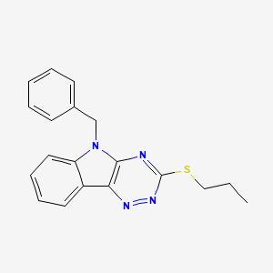 5-benzyl-3-(propylthio)-5H-[1,2,4]triazino[5,6-b]indole