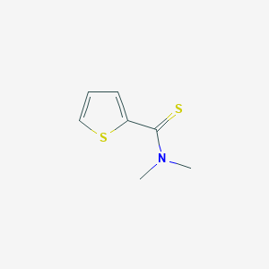molecular formula C7H9NS2 B429056 N,N-dimethylthiophene-2-carbothioamide 