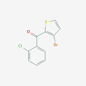 molecular formula C11H6BrClOS B429074 (3-Bromo-2-thienyl)(2-chlorophenyl)methanone 